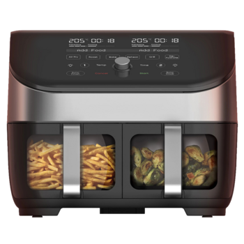 Instant Pot Vortex Plus Dual ClearCook Silber Heißluftfritteuse 7,6L