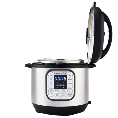Instant Pot Duo 80 Edelstahl Schwarz Multikocher 8L