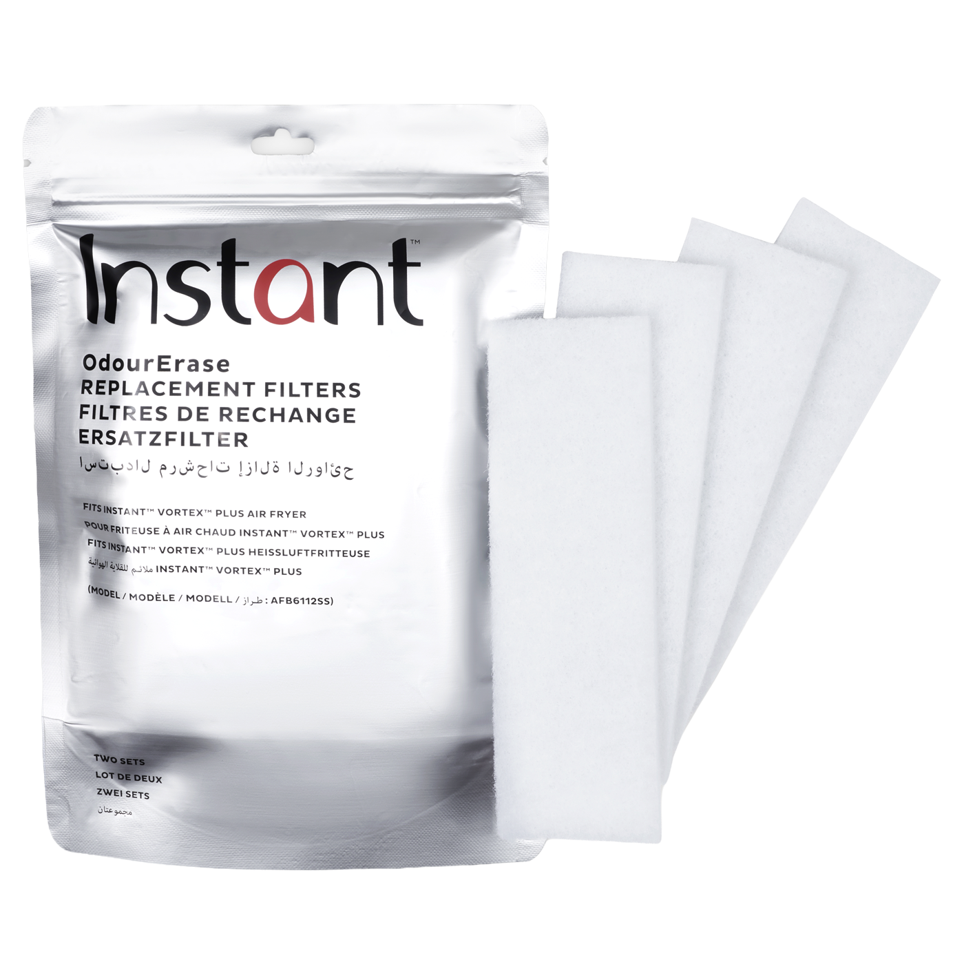 Instant Vortex Plus ClearCook OdourErase Ersatzfilter 4 Stück