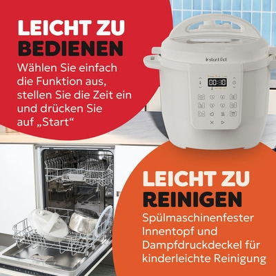 Instant Pot Weiß Sea Salt Multikocher 5,7L